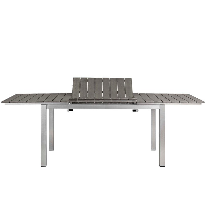 Modway Shore 5 Piece Outdoor Patio Aluminum Dining Set - View 14