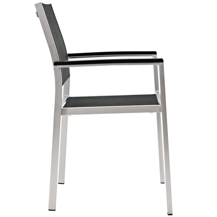 Modway Shore 5 Piece Outdoor Patio Aluminum Dining Set - View 9