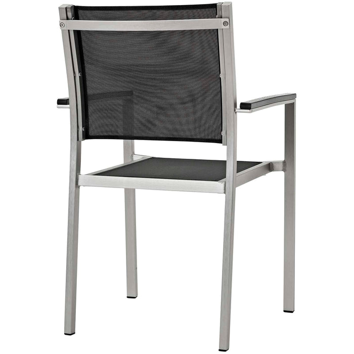 Shore 7 Piece Outdoor Patio Aluminum Dining Set - view 7