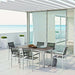 Shore 7 Piece Outdoor Patio Aluminum Dining Set - Modway \outdoor\dining sets