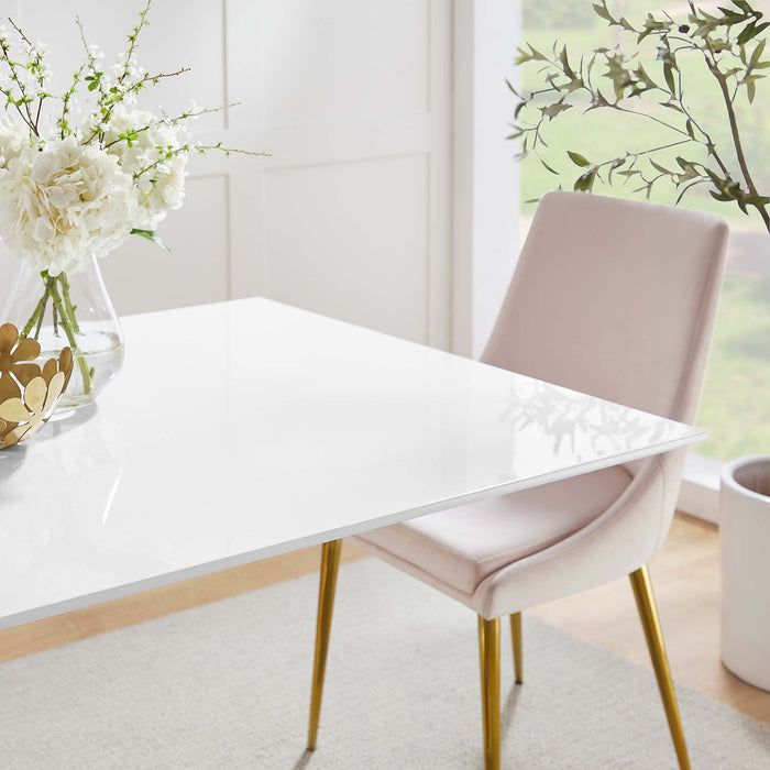 Lippa Rectangle Wood Dining Table