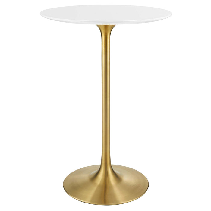 Modway Lippa Round Wood Bar Table Living Room Furniture - View 55
