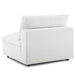 Commix Down Filled Overstuffed Armless Chair White