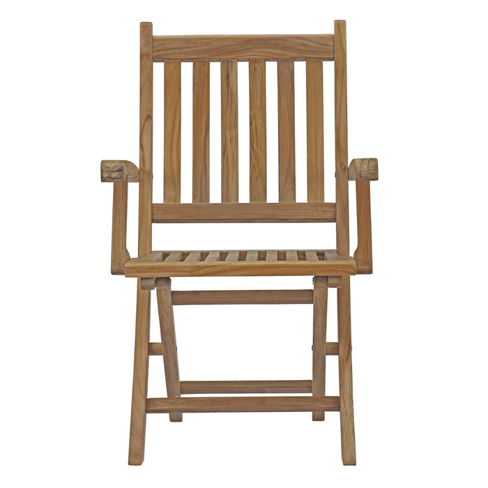 Marina 7 Piece Outdoor Patio Teak Dining Set by Modway - specifications diagram
