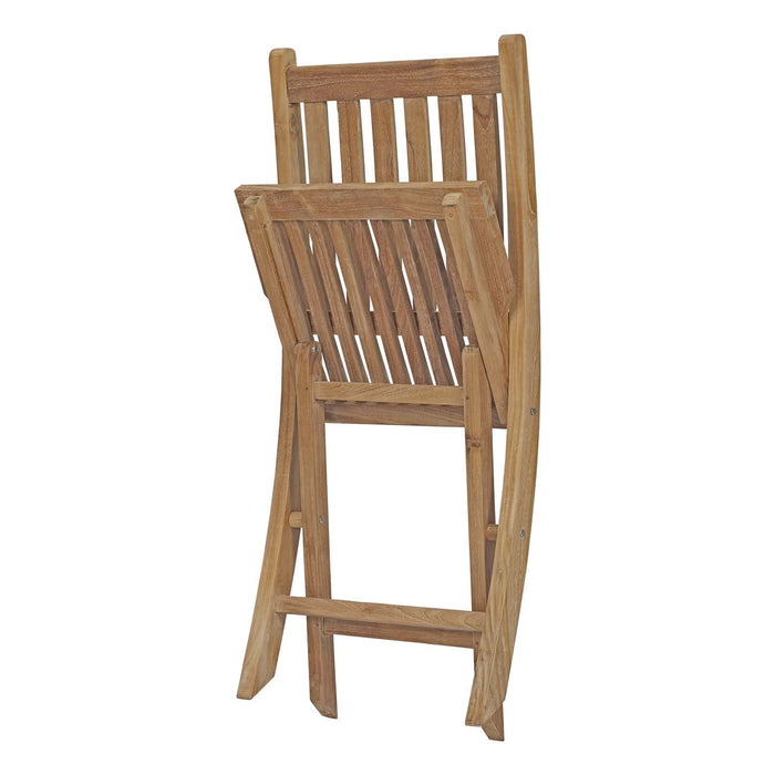 Marina 7 Piece Outdoor Patio Teak Dining Set - view 8