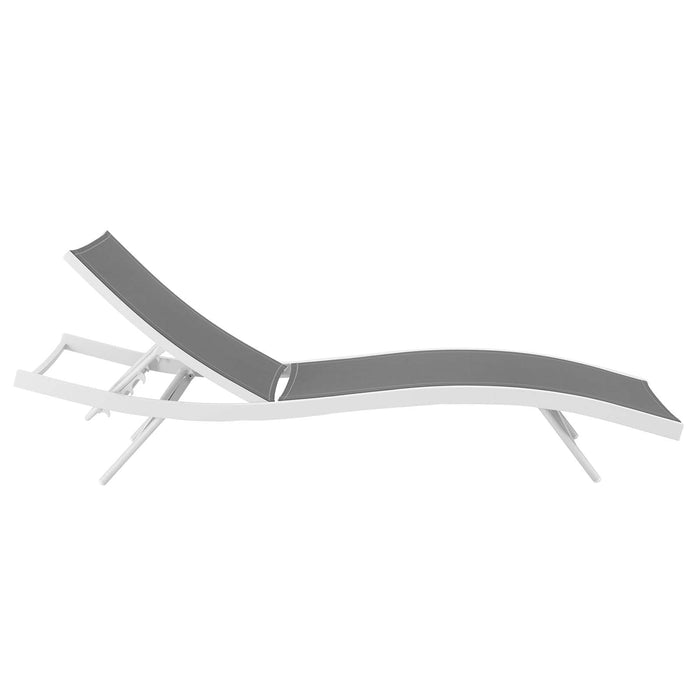 Glimpse Outdoor Patio Mesh Chaise Lounge Chair - view 5