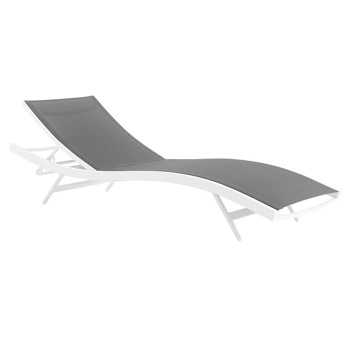 Glimpse Outdoor Patio Mesh Chaise Lounge Chair - detail close-up