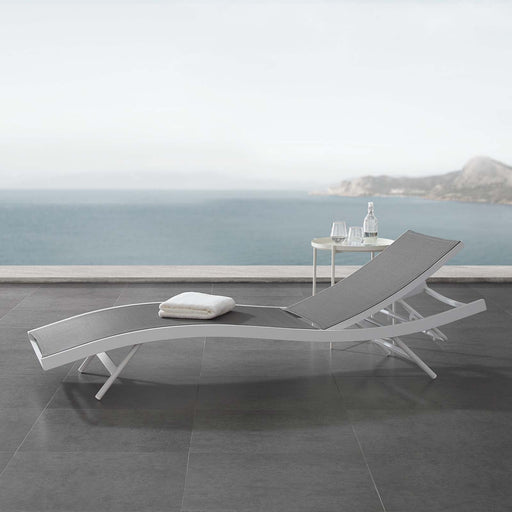 Glimpse Outdoor Patio Mesh Chaise Lounge Chair - Modway \outdoor\chaise lounges