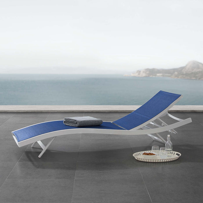 Glimpse Outdoor Patio Mesh Chaise Lounge Chair - view 8