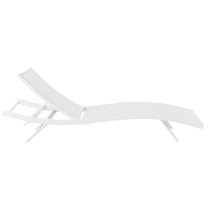 Glimpse Outdoor Patio Mesh Chaise Lounge Chair - view 17