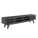 Modway Render 70" Entertainment Center TV Stand Living Room Furniture in Brown