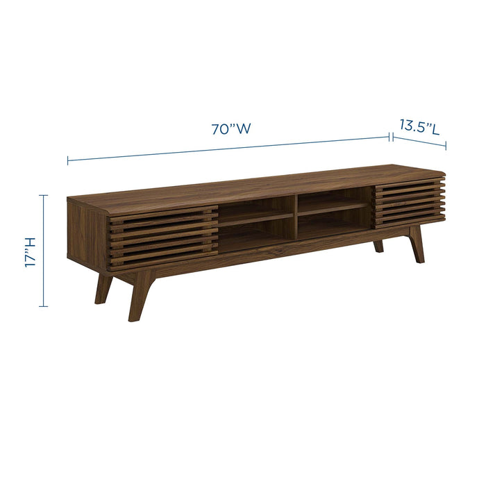 Modway Render 70" Entertainment Center TV Stand Living Room Furniture - View 16