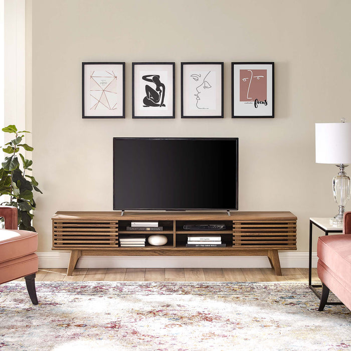 Modway Render 70" Entertainment Center TV Stand Living Room Furniture - View 15
