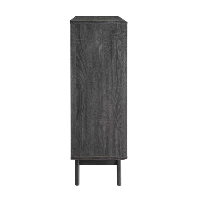 Modway Render Three-Tier Display Storage Cabinet Stand - Lifestyle View