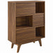 Modway Render Three-Tier Display Storage Cabinet Stand in Brown