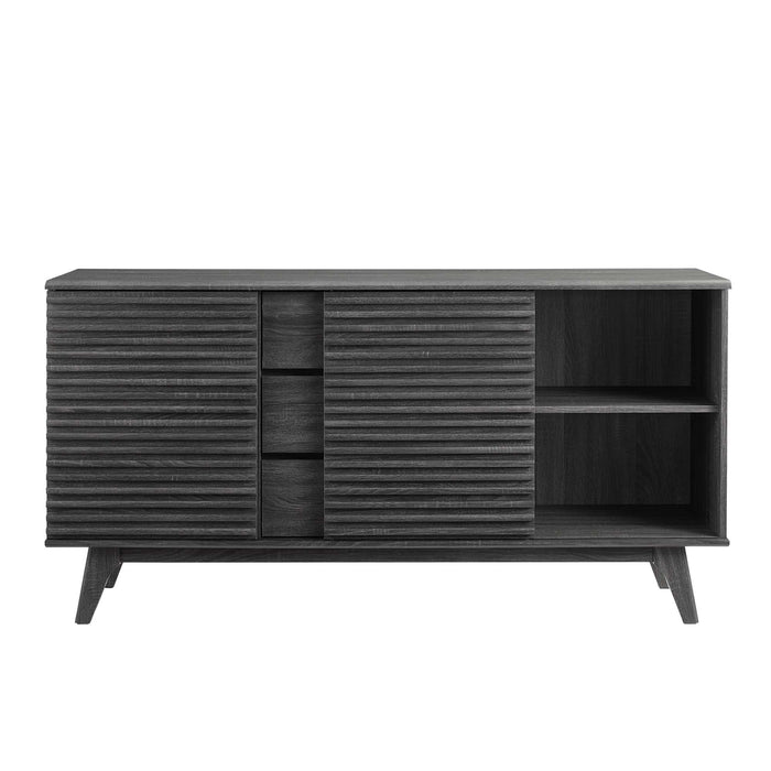 Modway Render 63" Sideboard Buffet Table or TV Stand Living Room Furniture - Features