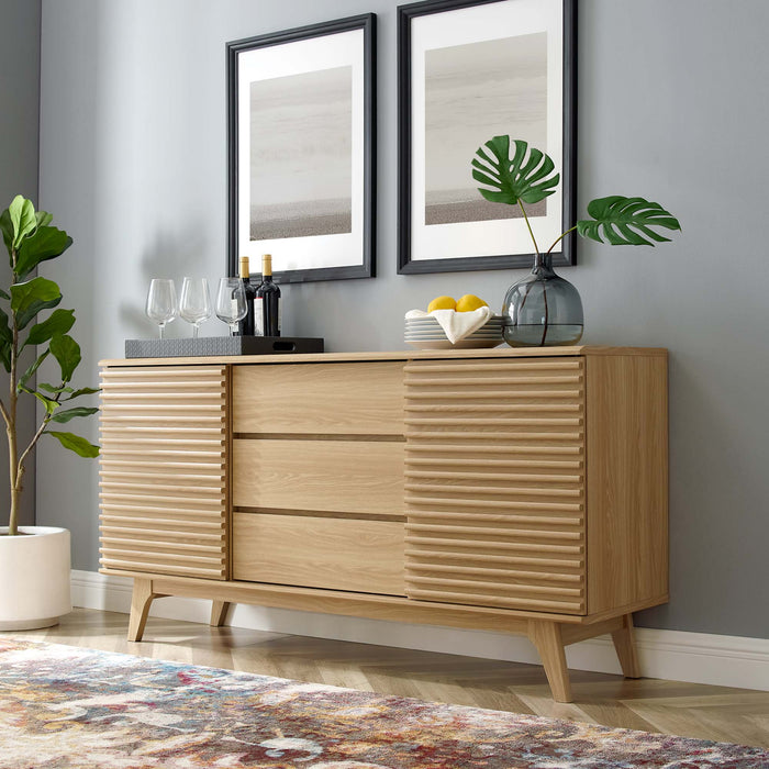 Modway Render 63" Sideboard Buffet Table or TV Stand Living Room Furniture - View 9