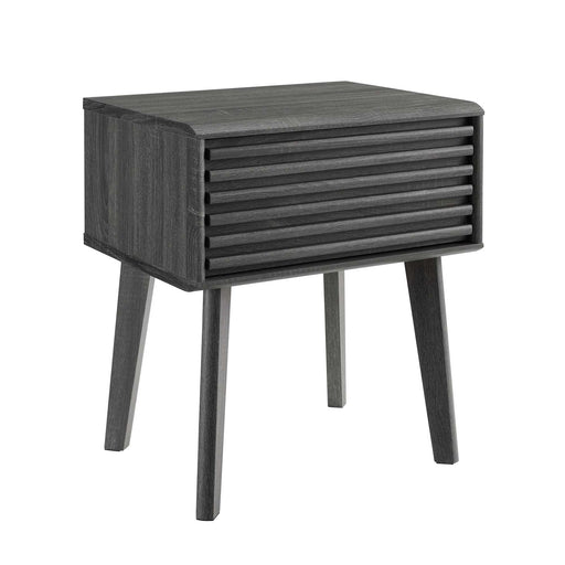Modway Render End Table Living Room Furniture in Brown
