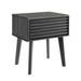 Modway Render End Table Living Room Furniture in Brown