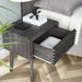 Modway Render End Table Living Room Furniture in Brown - Detail View