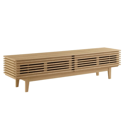 Modway Render 71" TV Stand Living Room Furniture in Brown