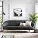 Sublime Vertical Curve Back Fabric Sofa - Modway \living\sofas