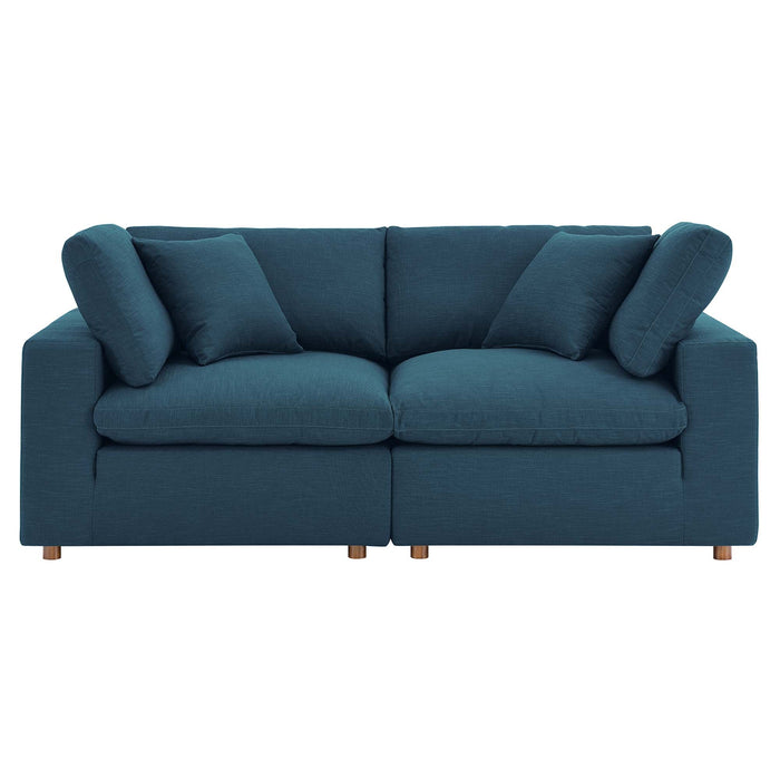 Commix Down Filled Overstuffed 2 Piece Sectional Sofa Set - view 8