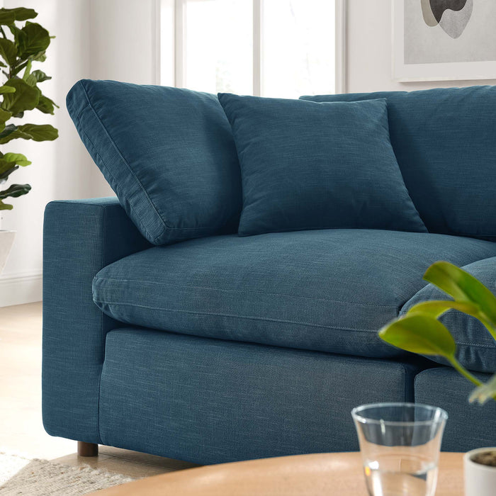 Commix Down Filled Overstuffed 2 Piece Sectional Sofa Set - in lifestyle setting