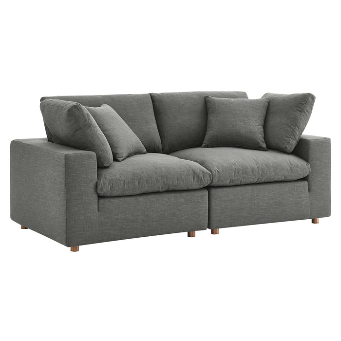Commix Down Filled Overstuffed 2 Piece Sectional Sofa Set - view 20
