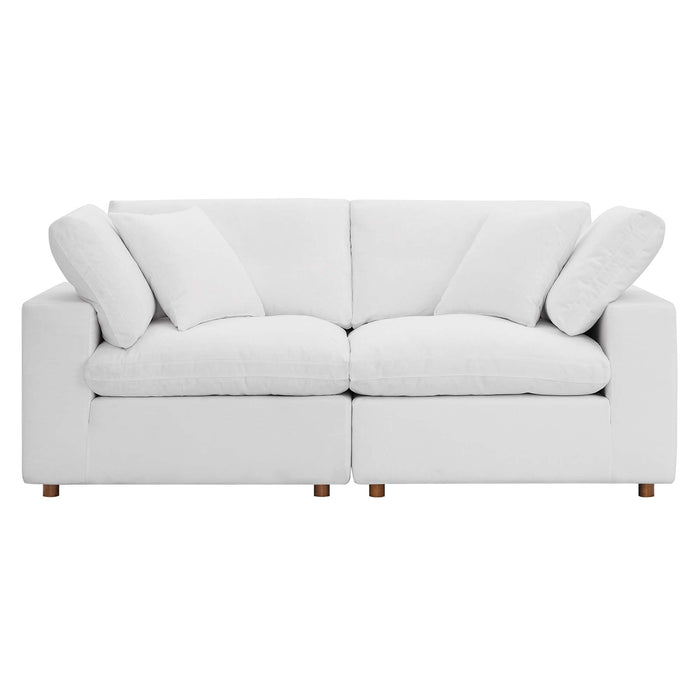 Commix Down Filled Overstuffed 2 Piece Sectional Sofa Set - view 53