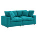Commix Down Filled Overstuffed 2 Piece Sectional Sofa Set - view 56