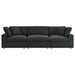 Commix 3 Piece Down Filled Overstuffed Sectional Sofa Set by Modway - product label