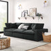 Commix 3 Piece Down Filled Overstuffed Sectional Sofa Set by Modway - front view
