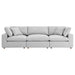 Commix 3 Piece Down Filled Overstuffed Sectional Sofa Set sectional sofa seating detail