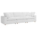 Commix 3 Piece Down Filled Overstuffed Sectional Sofa Set sectional sofa side view