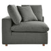 Commix 4 Piece Down Filled Overstuffed Sectional Sofa Set sectional sofa seating detail