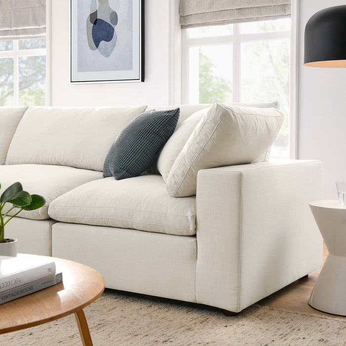 Commix 4 Piece Down Filled Overstuffed Sectional Sofa Set by Modway - view 24