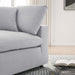 Commix 4 Piece Down Filled Overstuffed Sectional Sofa Set sectional sofa dimensions and measurements