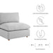 Commix 4 Piece Down Filled Overstuffed Sectional Sofa Set sectional sofa side view