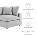 Commix 4 Piece Down Filled Overstuffed Sectional Sofa Set sectional sofa detail close-up