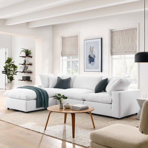 Commix 4 Piece Down Filled Overstuffed Sectional Sofa Set by Modway - front view