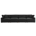 Commix 4 Piece Down Filled Overstuffed Sectional Sofa Set sectional sofa side view