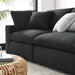 Commix 4 Piece Down Filled Overstuffed Sectional Sofa Set sectional sofa side view