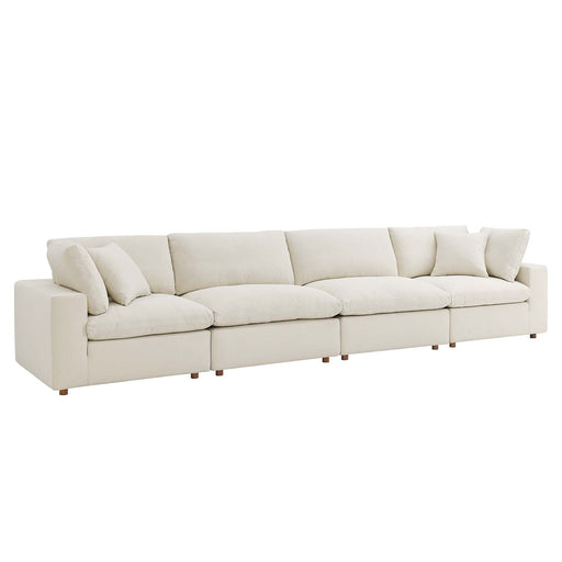 Commix 4 Piece Down Filled Overstuffed Sectional Sofa Set by Modway - view 17