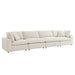 Commix 4 Piece Down Filled Overstuffed Sectional Sofa Set by Modway - view 17
