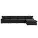 Commix 5 Piece Down Filled Overstuffed Sectional Sofa Set sectional sofa lifestyle shot