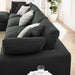 Commix 5 Piece Down Filled Overstuffed Sectional Sofa Set sectional sofa detail close-up