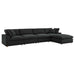 Commix 5 Piece Down Filled Overstuffed Sectional Sofa Set sectional sofa angle view
