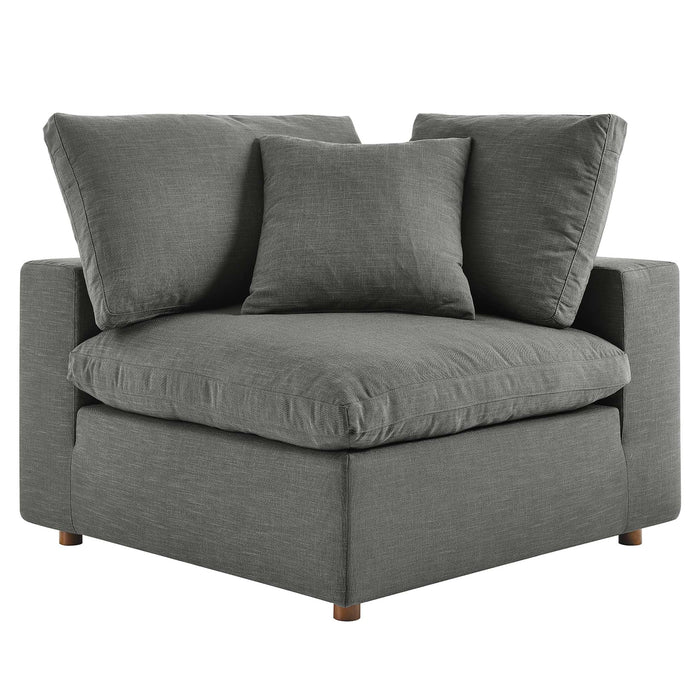 Commix 5 Piece Down Filled Overstuffed Sectional Sofa Set by Modway - lifestyle in-use