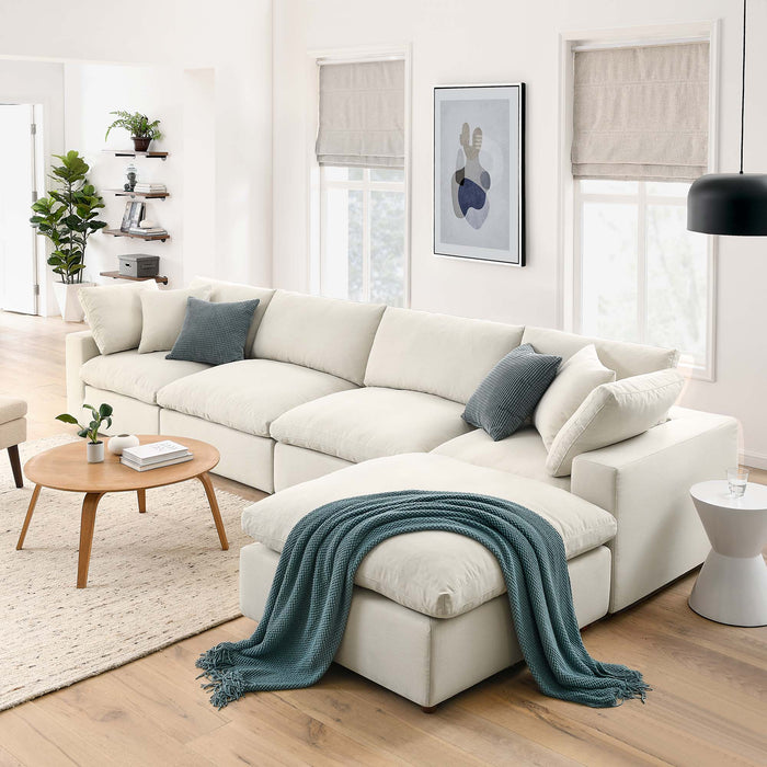 Commix 5 Piece Down Filled Overstuffed Sectional Sofa Set by Modway - view 19